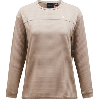 Peak Performance Trail Polartec Crew Sweatshirt Avid Beige Damen