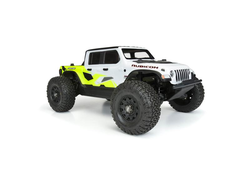 Proline Karosserie Jeep Gladiator Rubicon unlackiert, 1:10 Karosserie für Short Course und Monster Trucks