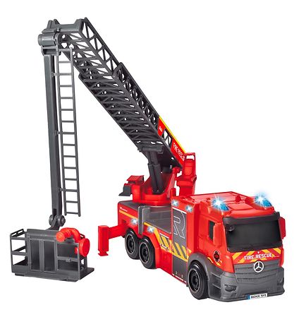 Dickie Toys Auto - City vier Leiter Truck - Licht/Ton