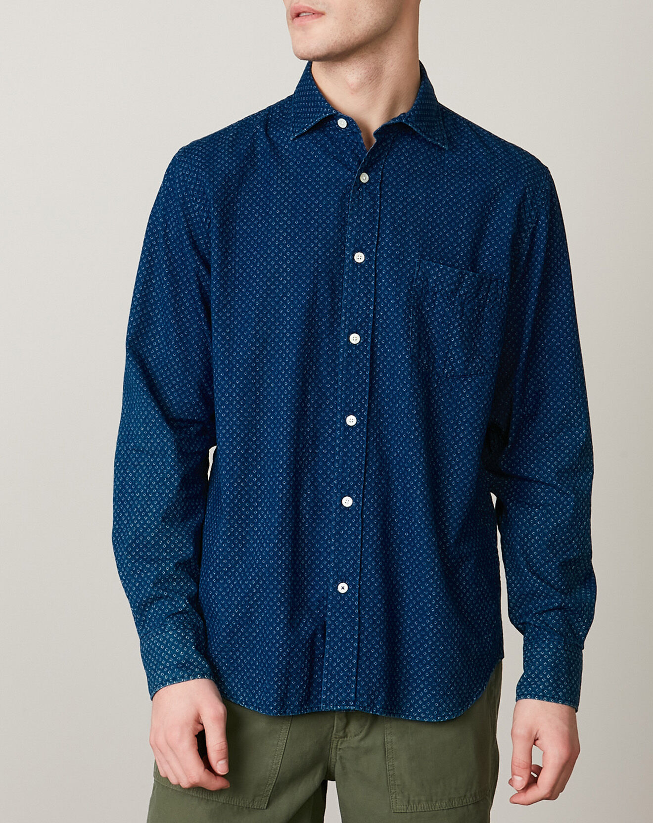 Hartford Chemise regular Paul indigo