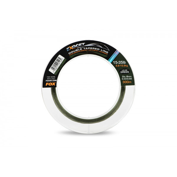 Bas de ligne coniques Fox Exocet Pro Low Vis Green Tapered Leader 12m (3pcs)