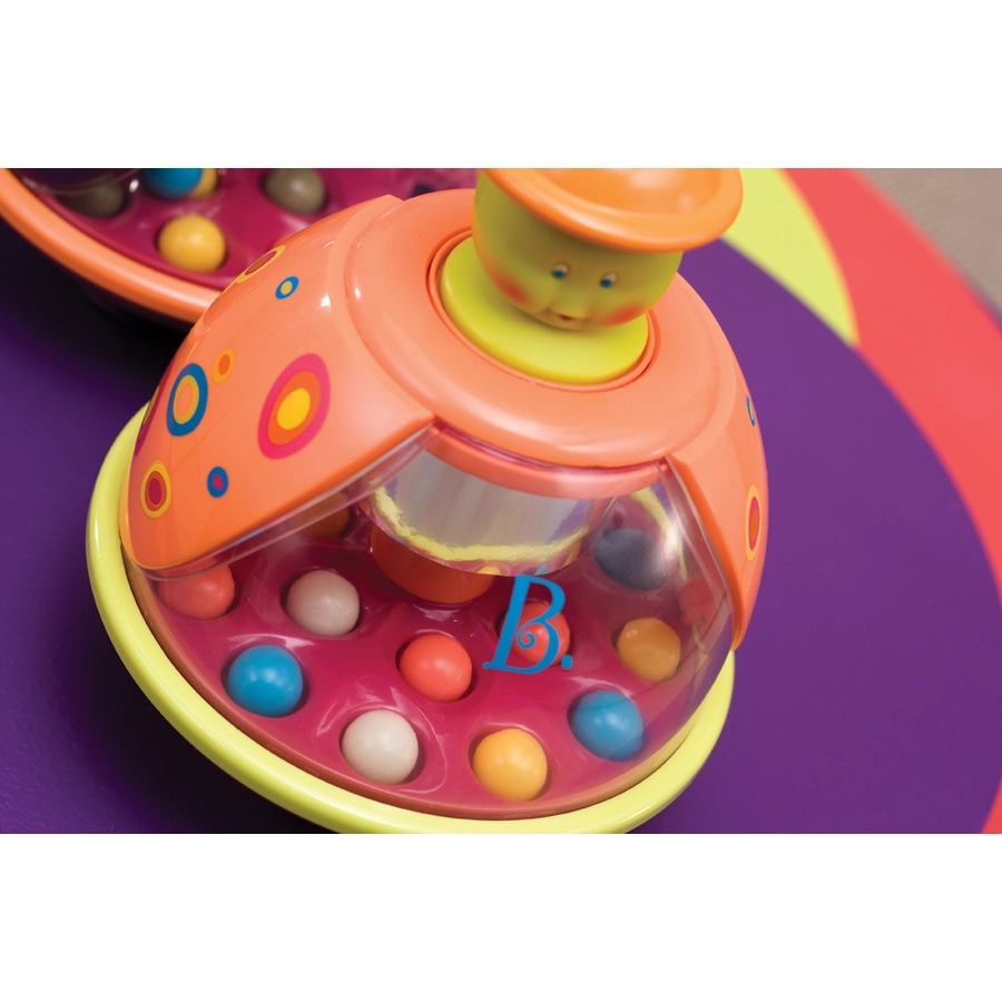 B.TOYS B. Poppitoppy Tangerine Kreisel 1