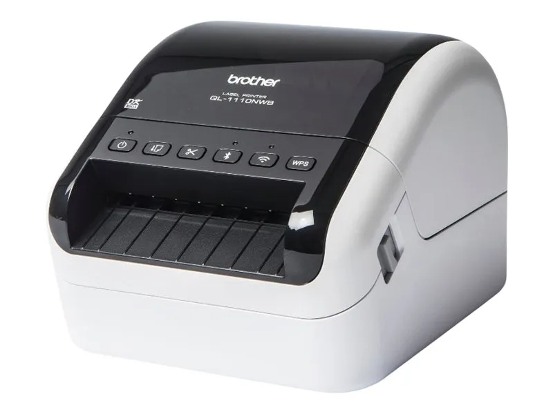 Brother QL-1110NWB - Etiketprinter - direkte termisk - Rulle (10,36 cm) - 300 x 300 dpi - op til 110 mm/sek. - USB 2.0, Bluetooth 2.1 EDR - skærer