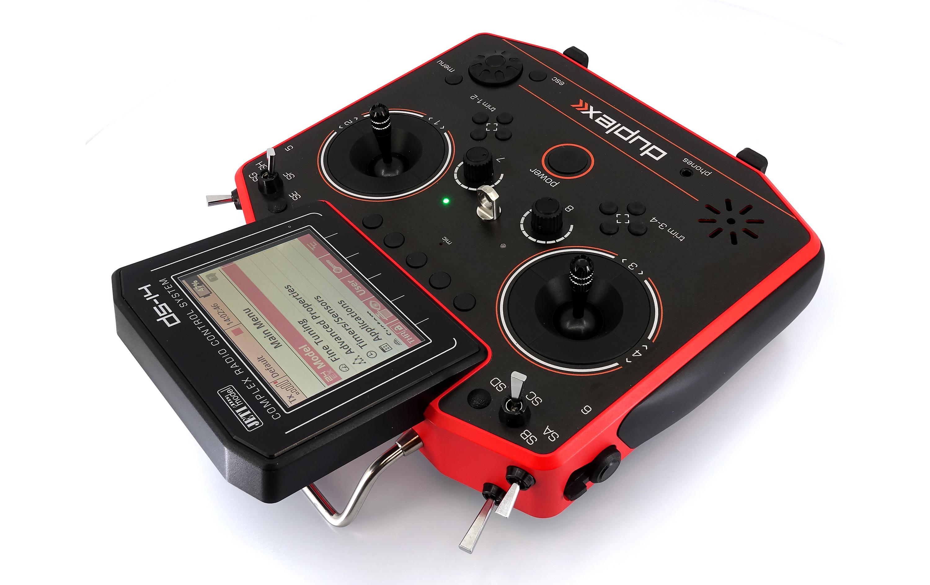 Fernsteuerung DS-14 II Multimode Rot<br>10-Kanal Jeti Duplex Handsender