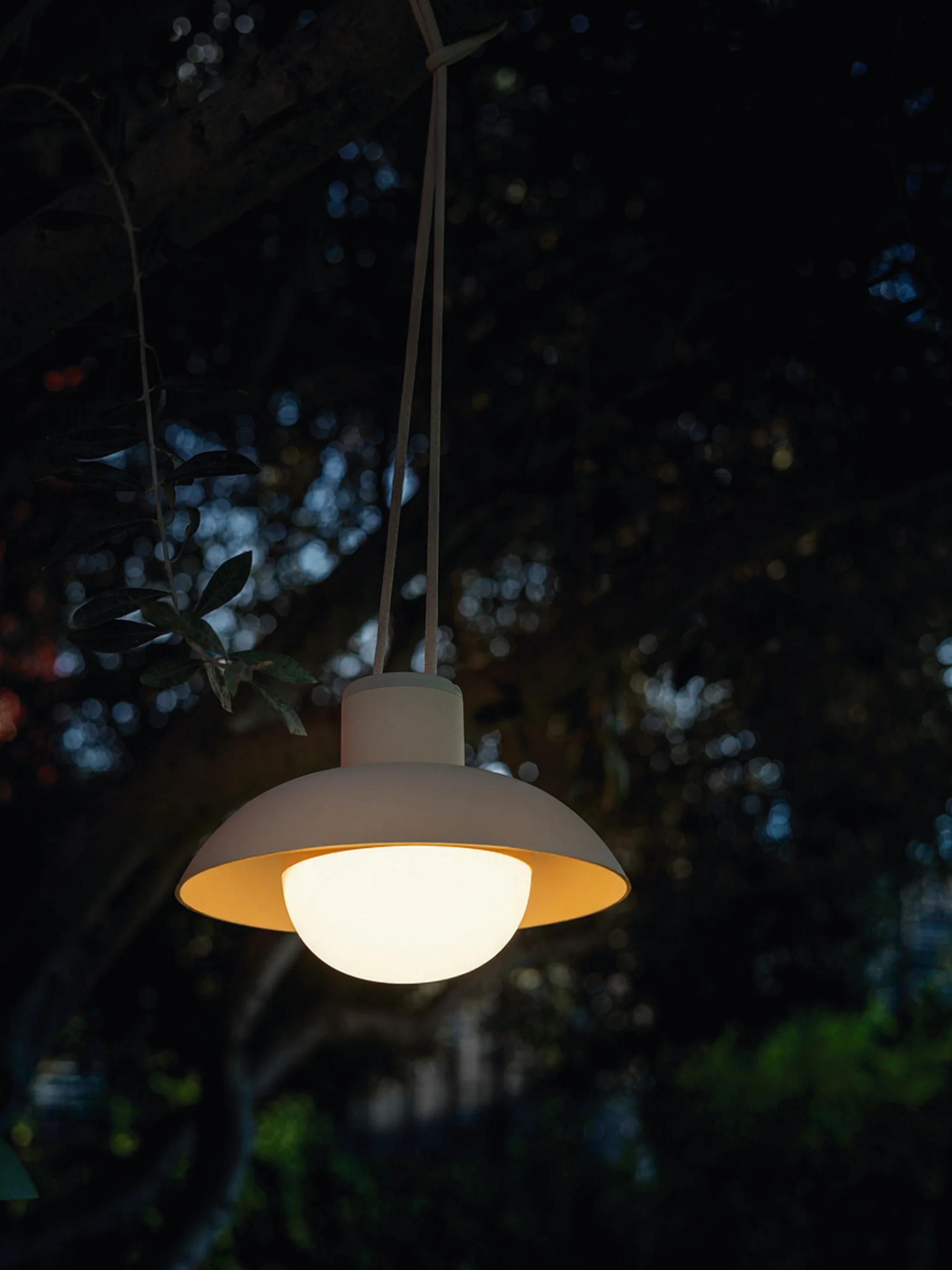Outdoor LED hanglamp Syros, dimbaar