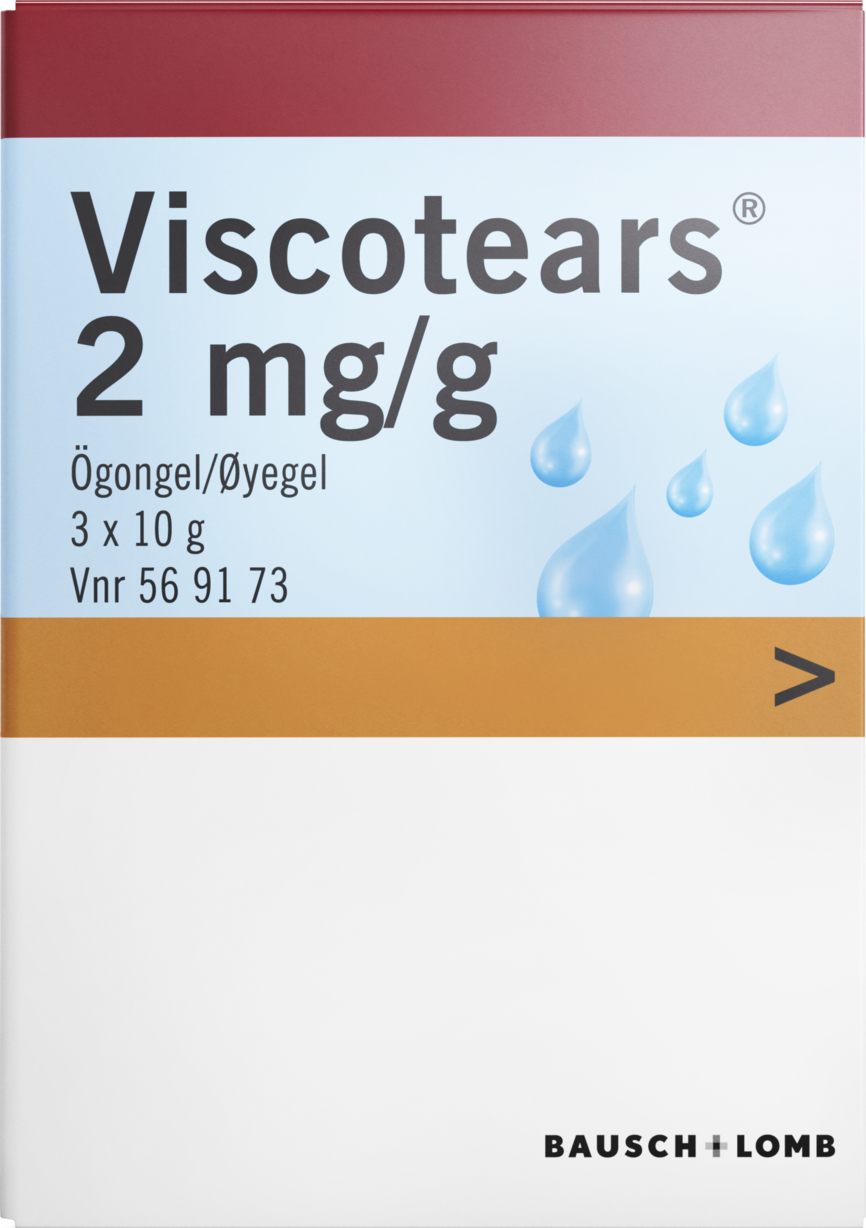 Viscotears Øyegel 2 mg/g