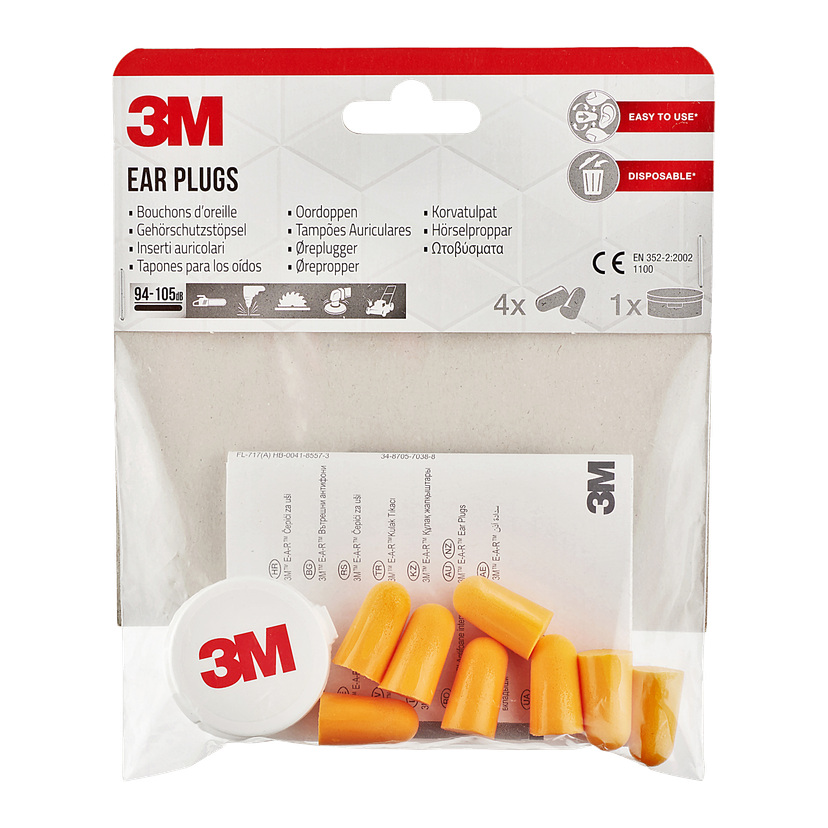 Ørepropper 4-pk