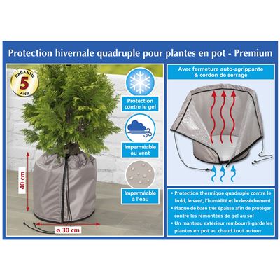 Housse d'hivernage pour pot