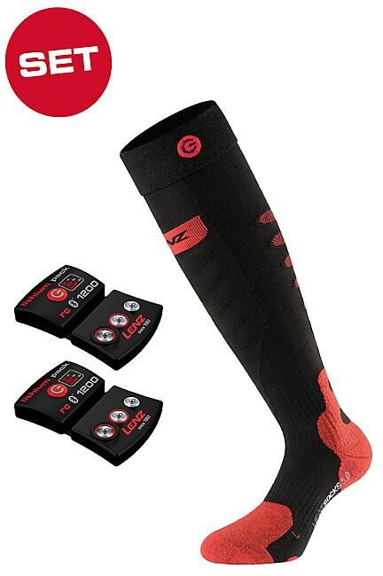 LENZ - SET LITHIUM PACK RCB 1200 + HEAT SOCK 5.0 TOE CAP