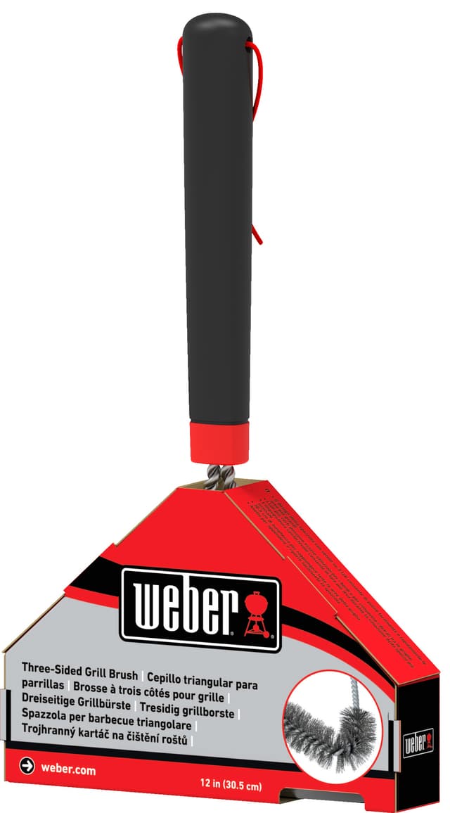 Weber tresidet grillbørste 6277