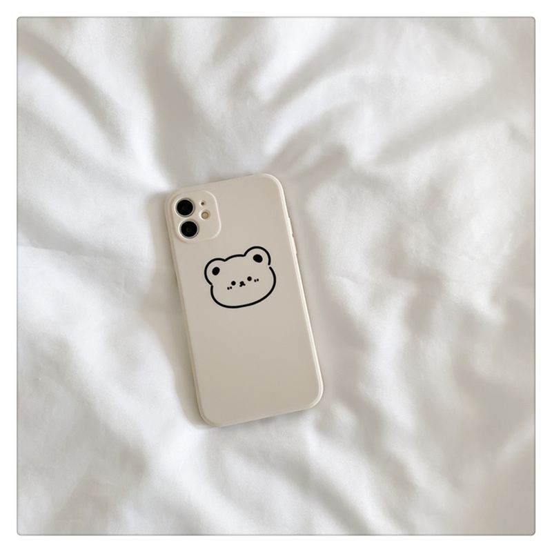 Muniepolis - Bear telefoonhoesje - iPhone 12 Pro Max / 12 Pro / 12 / 12 mini / 11 Pro Max / 11 Pro / 11 / SE / XS Max / XS / XR / X / SE 2 / 8 / 8 Plus / 7 / 7 Plus