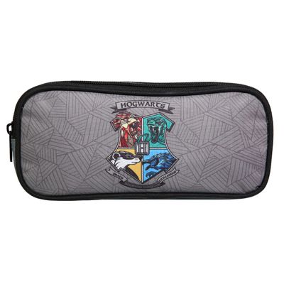 Trousse rectangulaire Harry Potter - 2 compartiments - gris - Bagtrotter