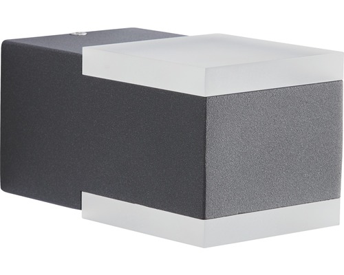 AEG LED buitenwandlamp 2x3W 222 lm 3000K antraciet/wit
