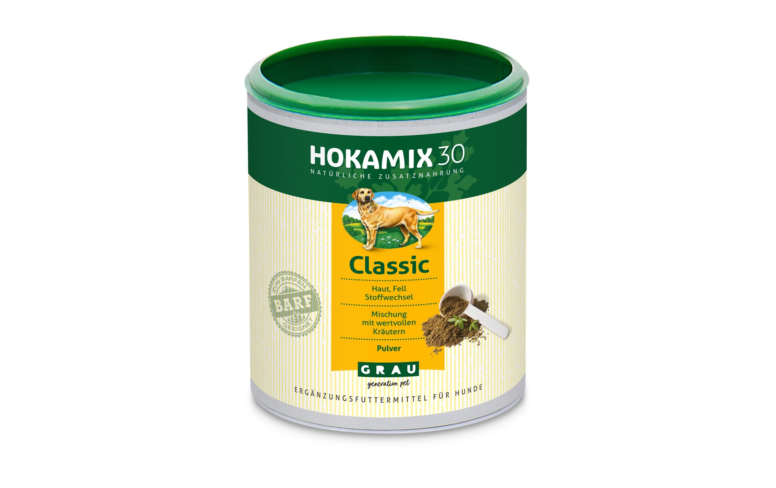Hunde-Nahrungsergänzung Hokamix30 Classic Pulver, 400 gErgänzungsfutter für Hunde