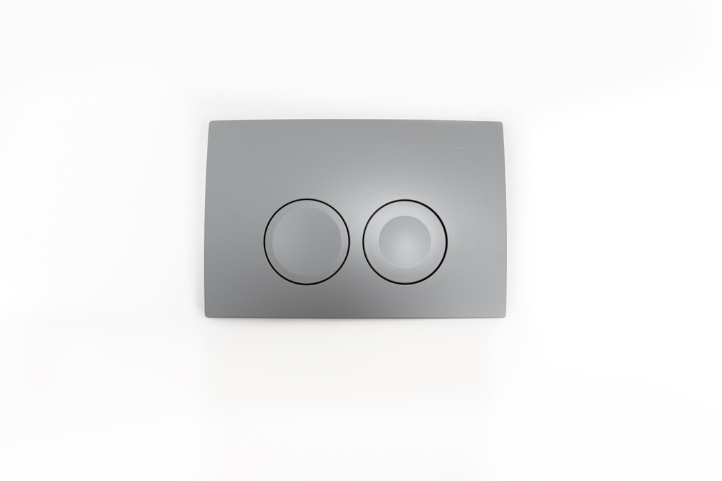 Delta 25 by Geberit bedieningsplaat mat grijs