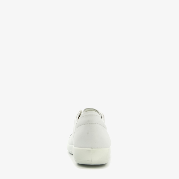 Ecco Soft 2.0 leren dames sneakers wit