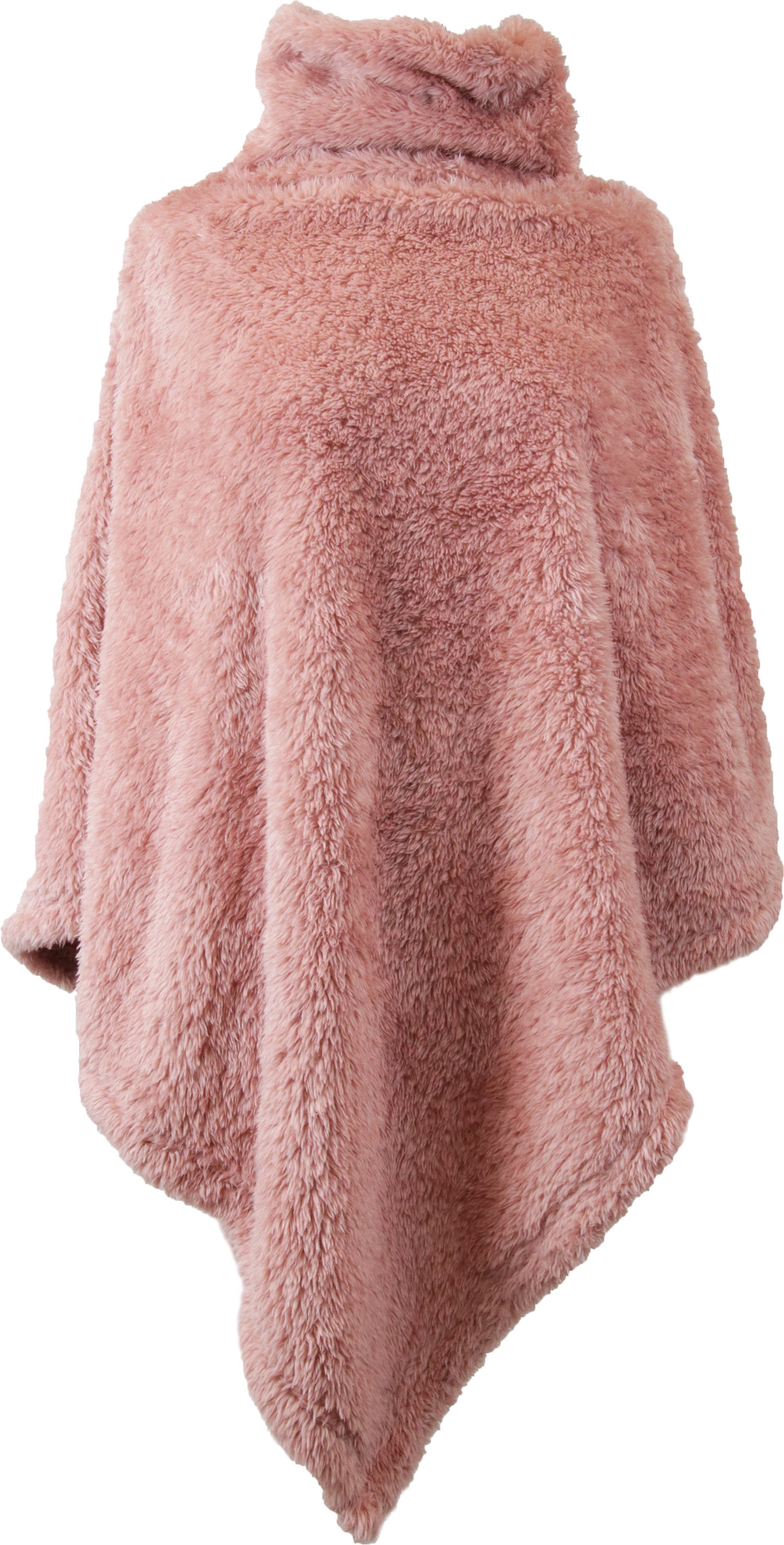 Unique living poncho Dara roze