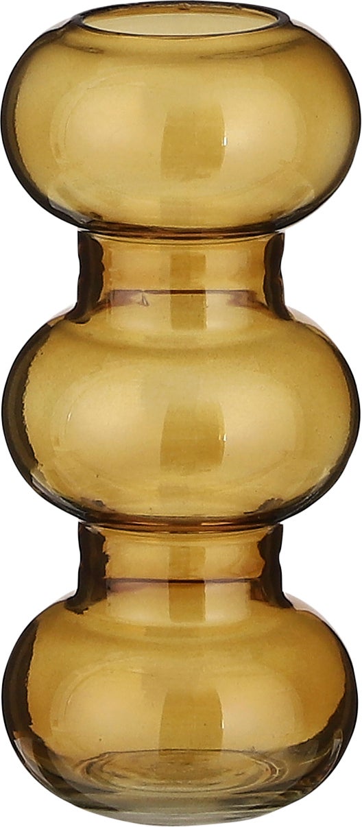 Mica Decorations vaas Tauro geel D 8,5 H 19 cm