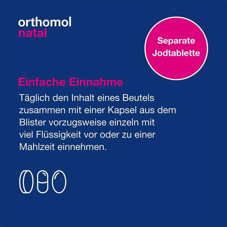Orthomol Natal Tabletten / Kapseln Kombipackung, 1 St