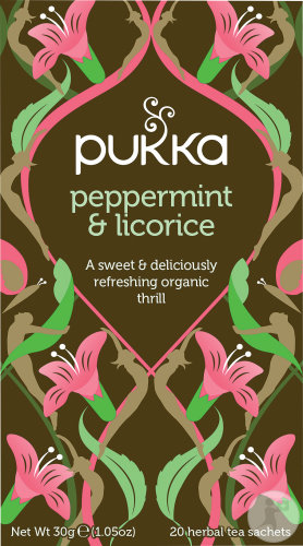 Pukka Menthe Poivrée et Réglisse Infusion Bio 20 Sachets