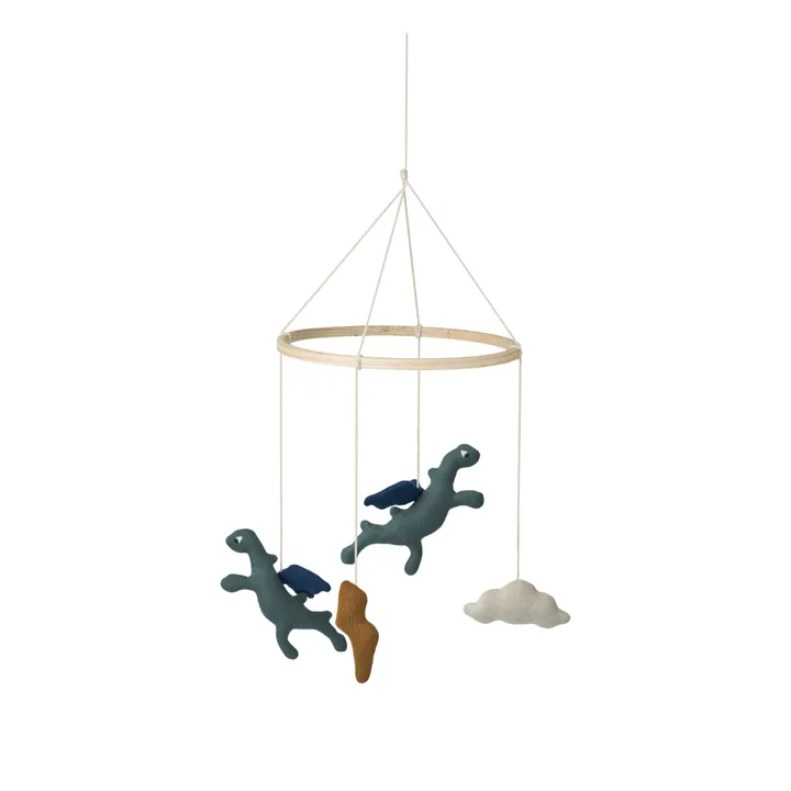Liewood Mobile Melissa en bois et coton bio | Bleu