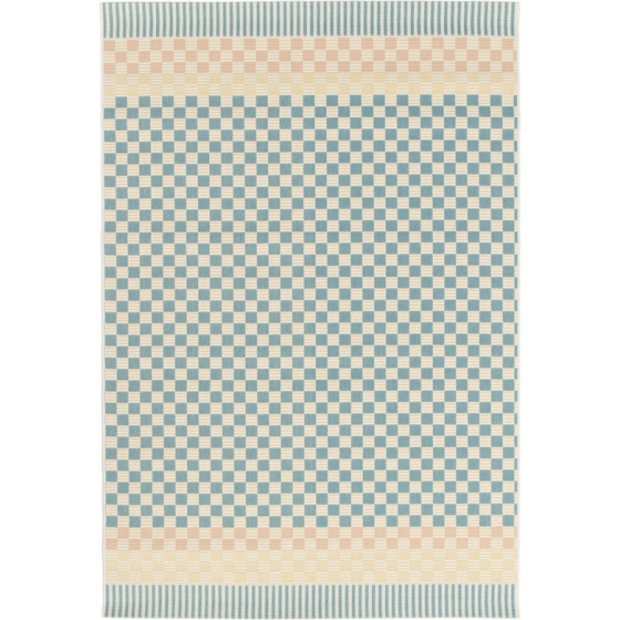 Tapis d'intérieur ou d'extérieur - aglaé - pastel multicolore - 120 x 170 cm