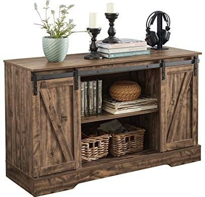 SoBuy - FSB60-N - Buffetkast - Wood Composite - Met Schuifdeur