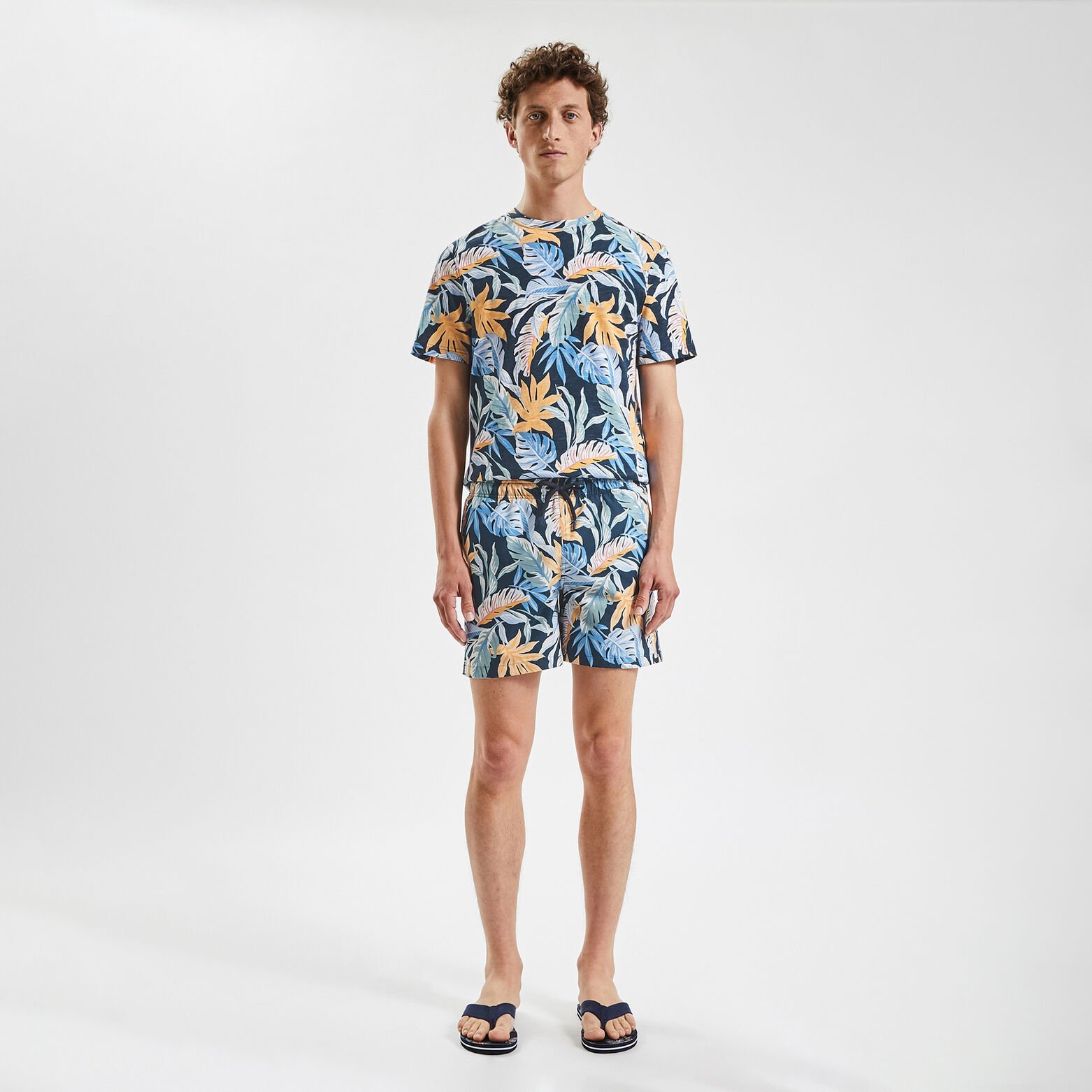 Maillot de bain imprimé Bleu moyen