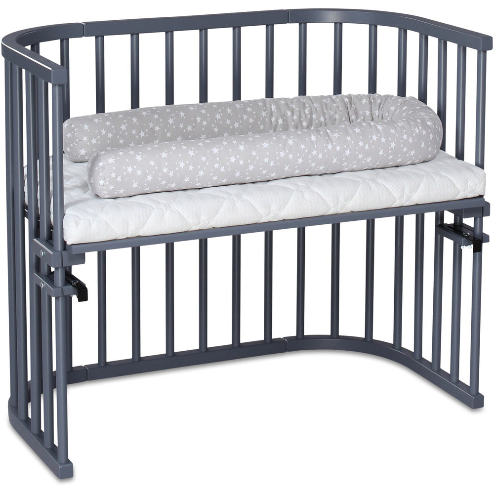 Køb babybay® Bedside Crib Grå Varnished Maxi Co-Sleeper Babyseng