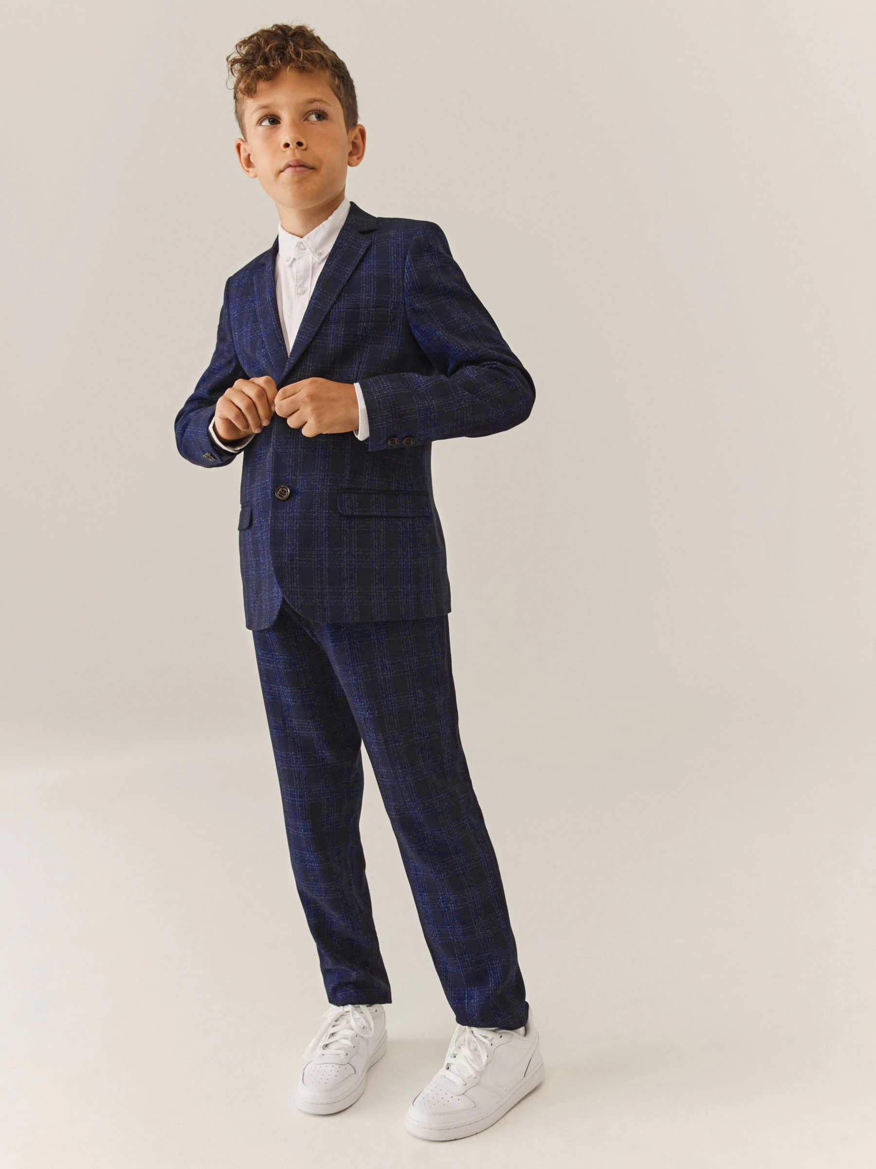 Blauw - Baker By Ted Baker kostuumbroek