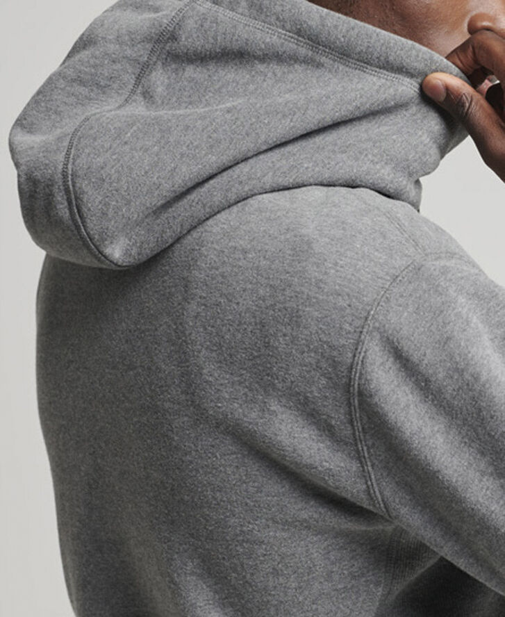 Superdry Code SL Applique hættetrøje Grå