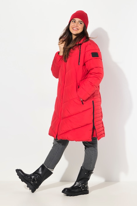 HYPRAR Steppmantel, wasserabweisend, Seiten-Zipper