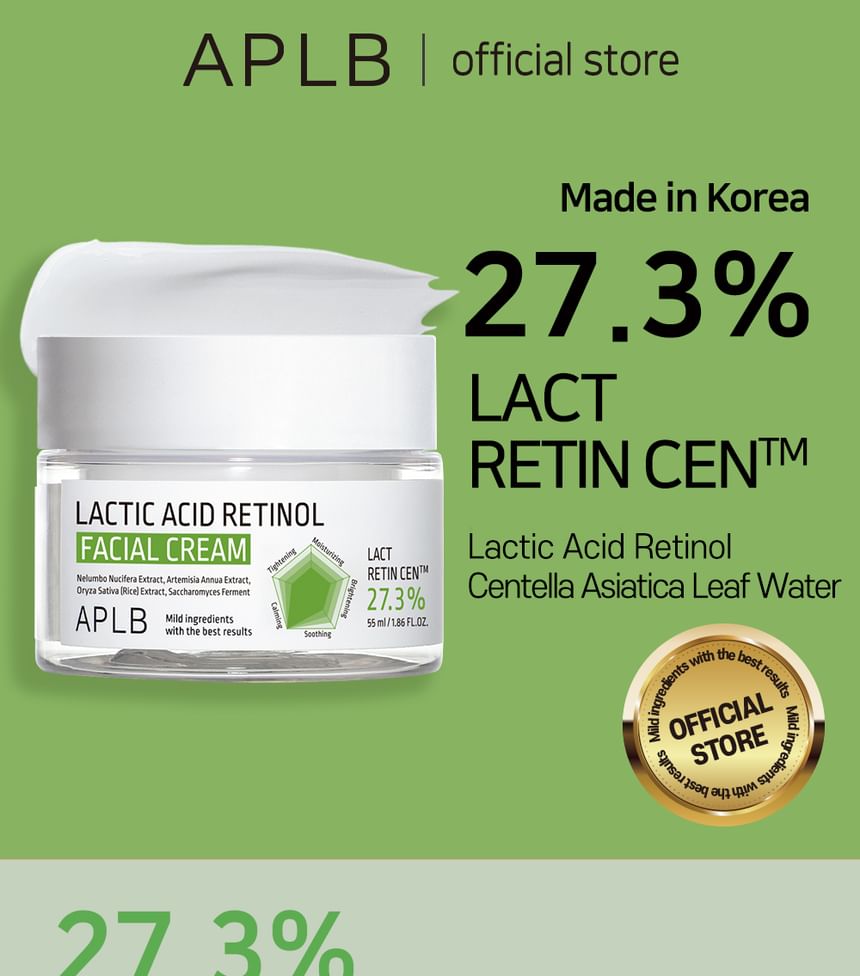APLB - Melkzuur Retinol Gezichtscrème