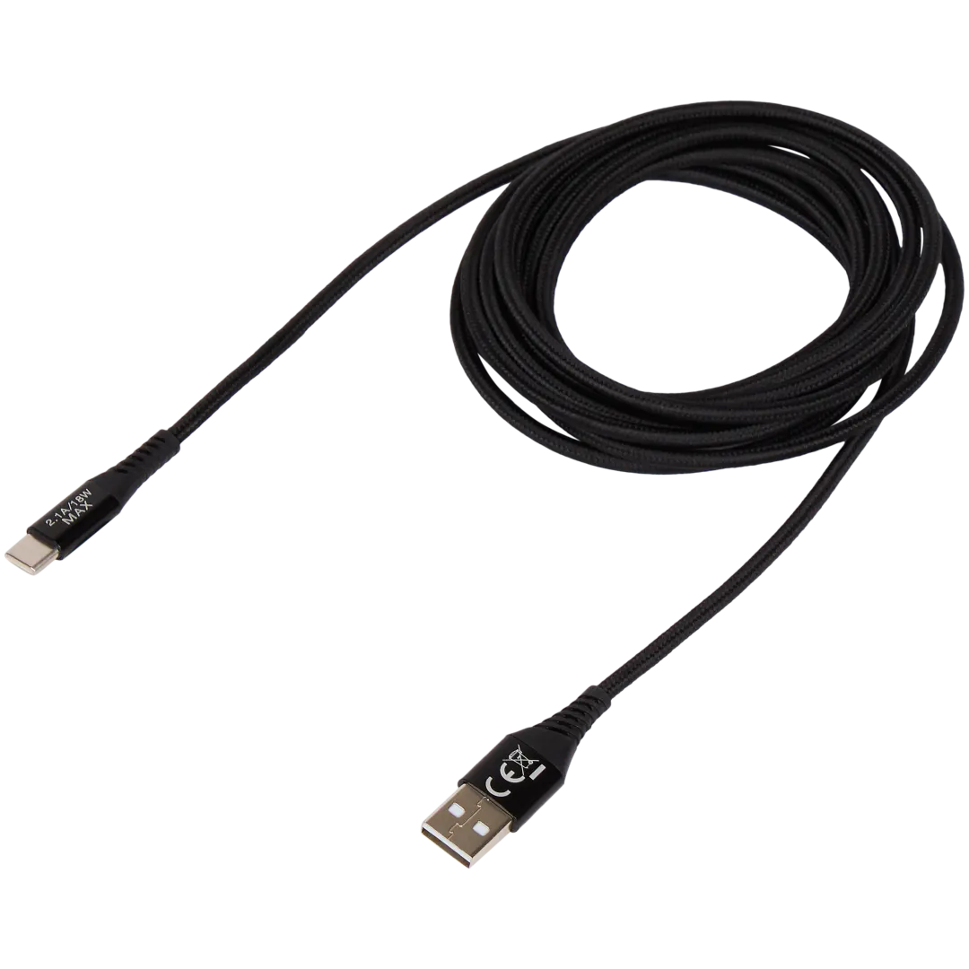 Sologic laad- en datakabel USB-C 3 meter | diverse kleuren