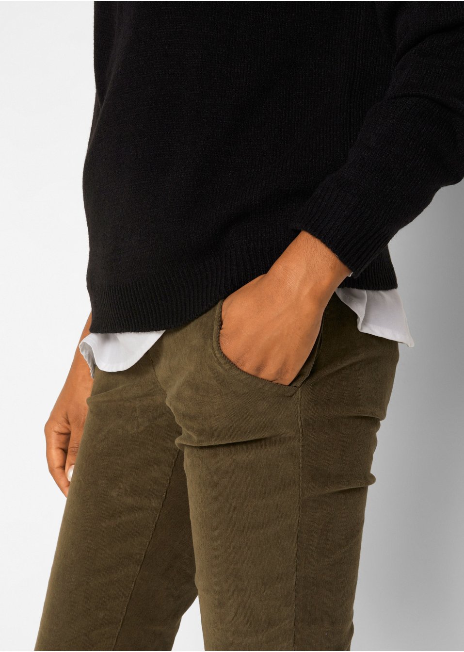 Pull en maille avec encolure ronde