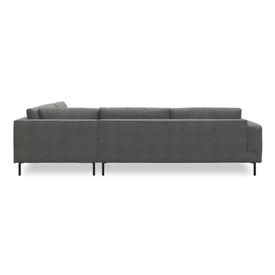 Nyland højrevendt hjørnesofa med pufafslutning