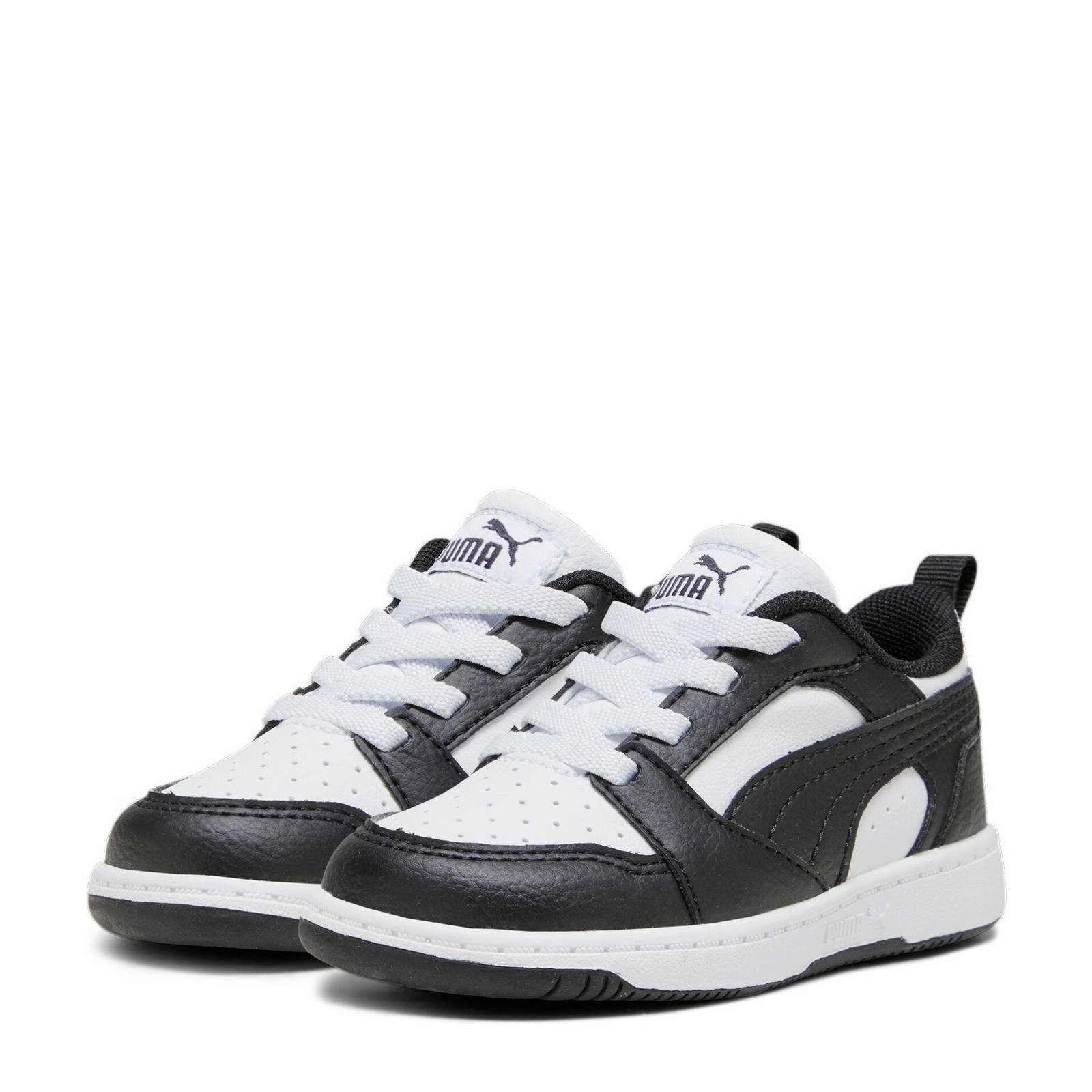 Puma Rebound V6 Lo sneakers zwart/wit