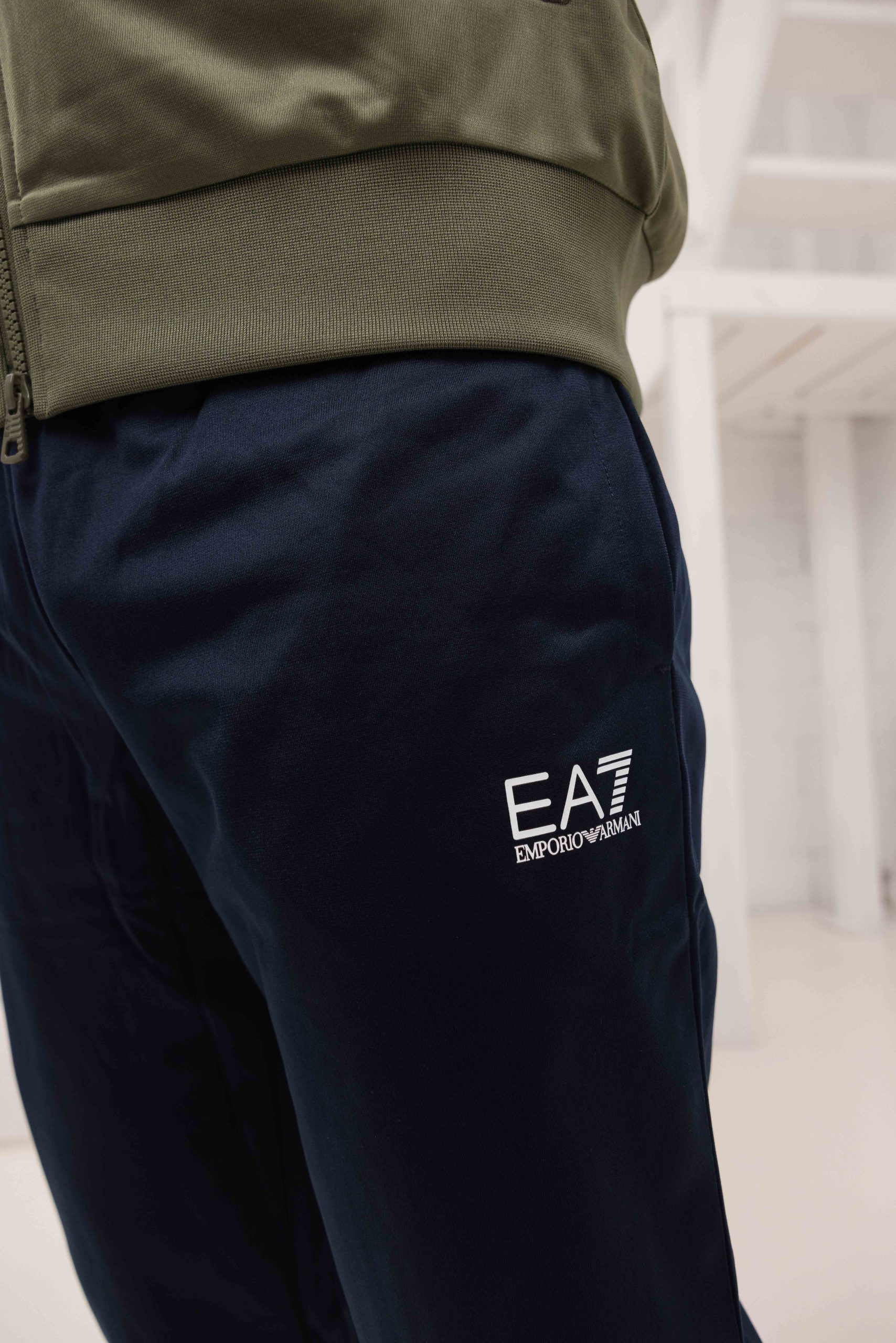 EA7 Emporio Armani 8NPV65 Trainingspak Heren Groen/Zwart