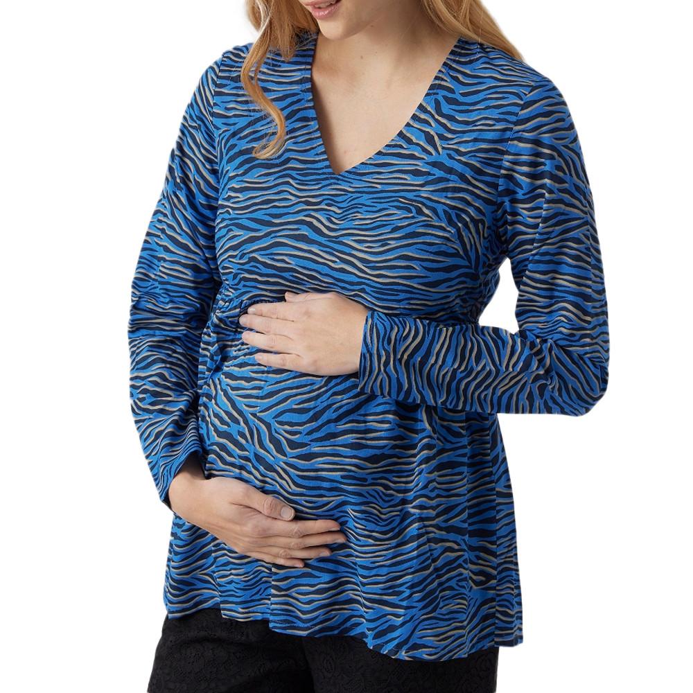 Mamalicious Blouse Bleu/Noir Femme Mamalicious Costa