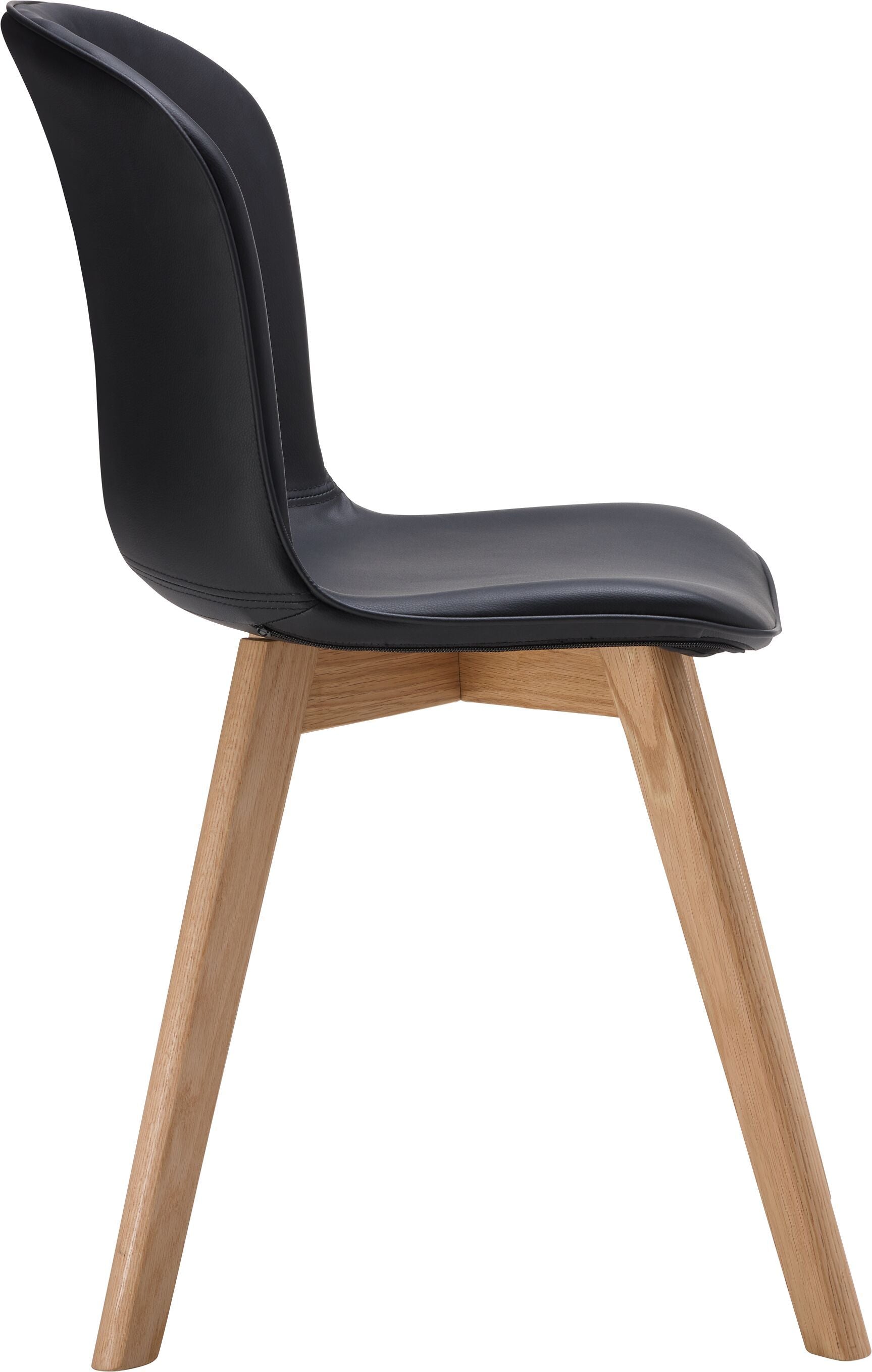 GIANNI Stuhl - Schwarz / B: 48.0 cm x T: 58.5 cm x H: 84.0 cm
