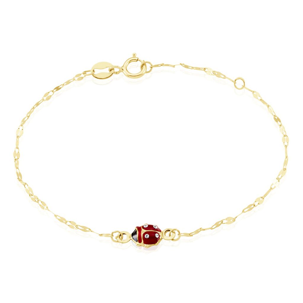 Bracelet Deena Or Jaune Oxyde De Zirconium