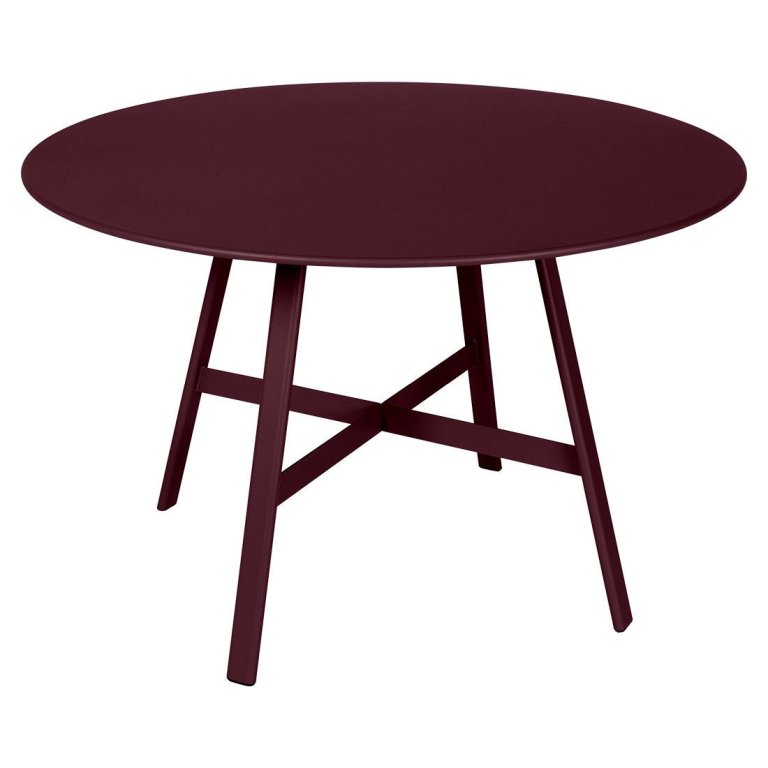 Fermob So'o tuintafel Ø117 Black Cherry