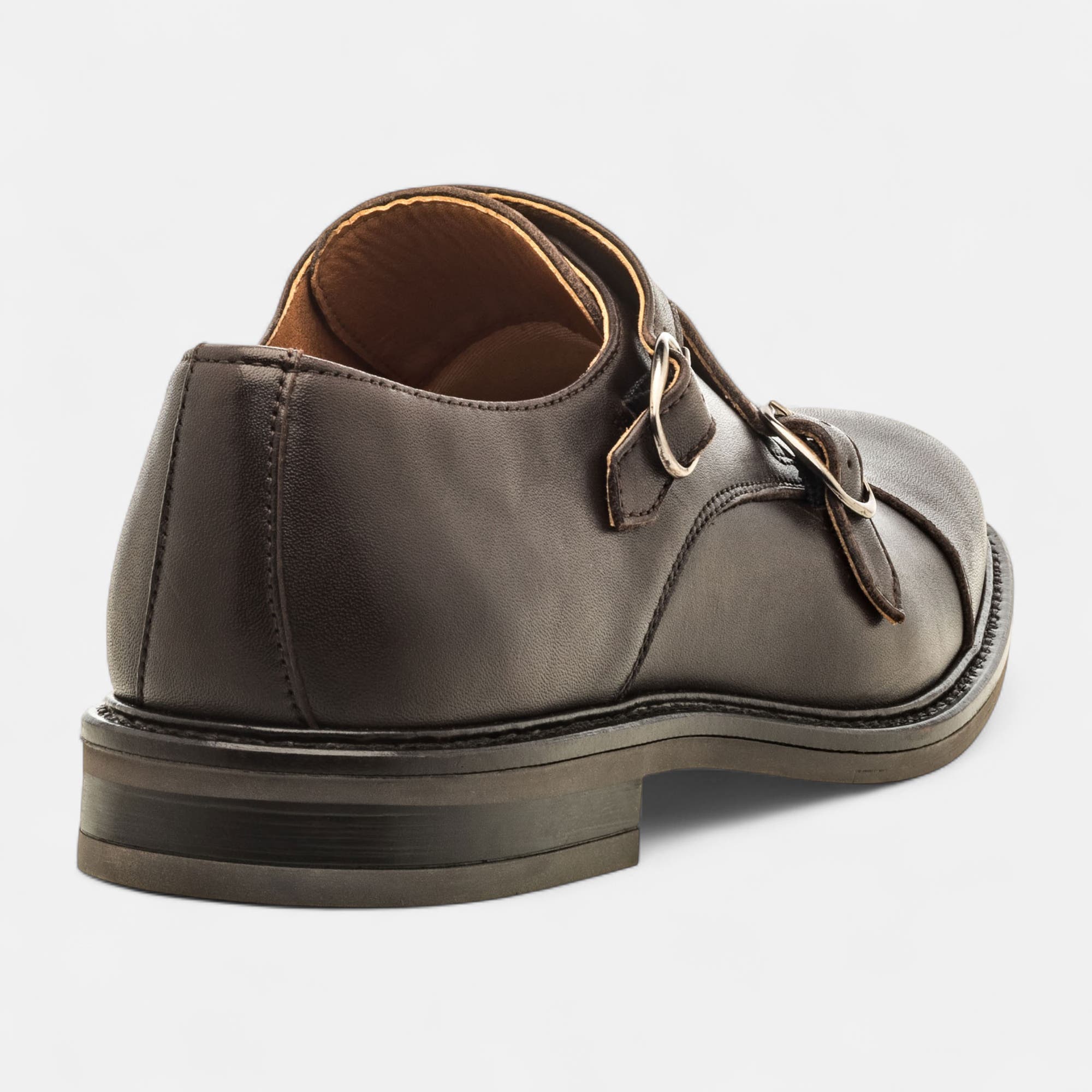 Derbies Homme en cuir marron