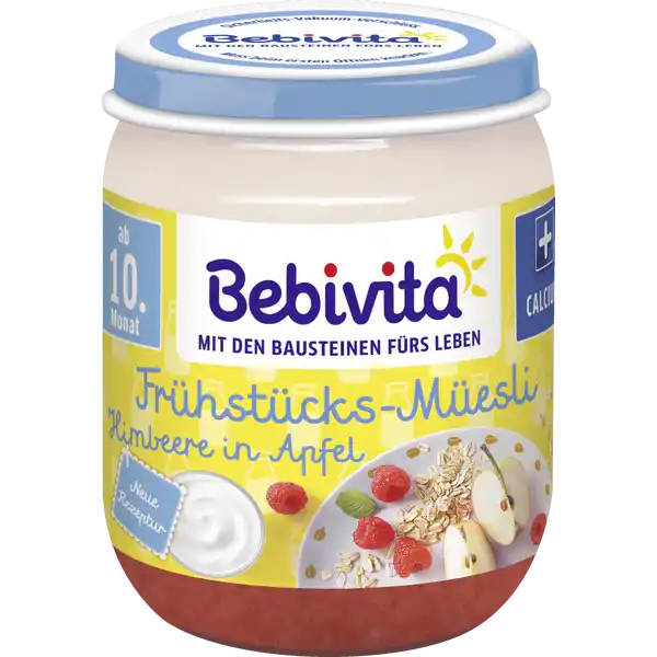 Bio Frühstücks-Müesli Himbeere in Apfel