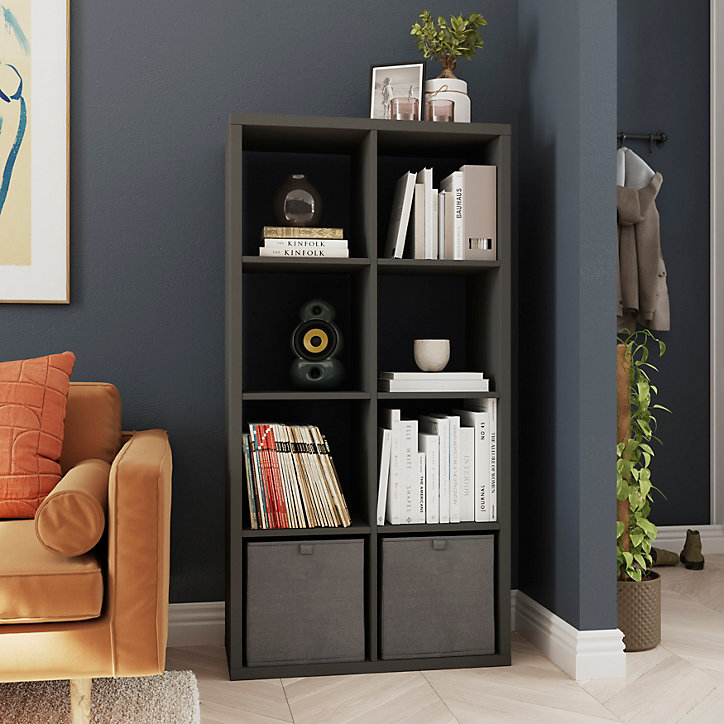 Tablette pour étagère cube GoodHome Mixxit anthracite
