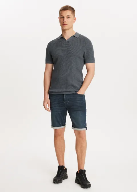 Gebreide polo jeans (BLW.GR)