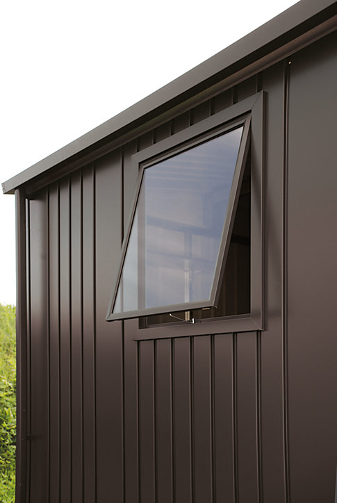 Elément de fenêtre pour abri de jardin Biohort Europa gris foncé