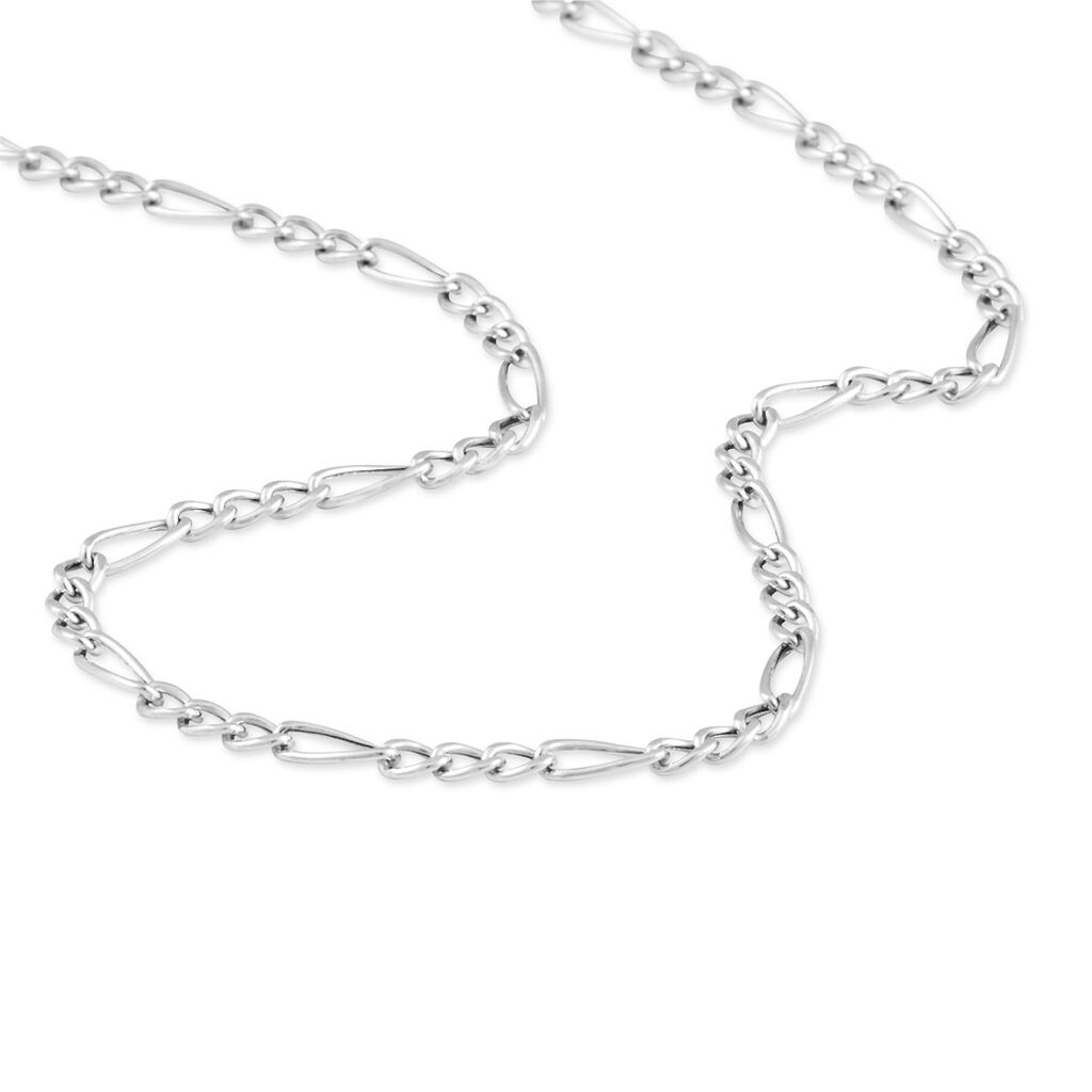 Chaîne Judicaelle Maille Alternée 1/3 Or Blanc