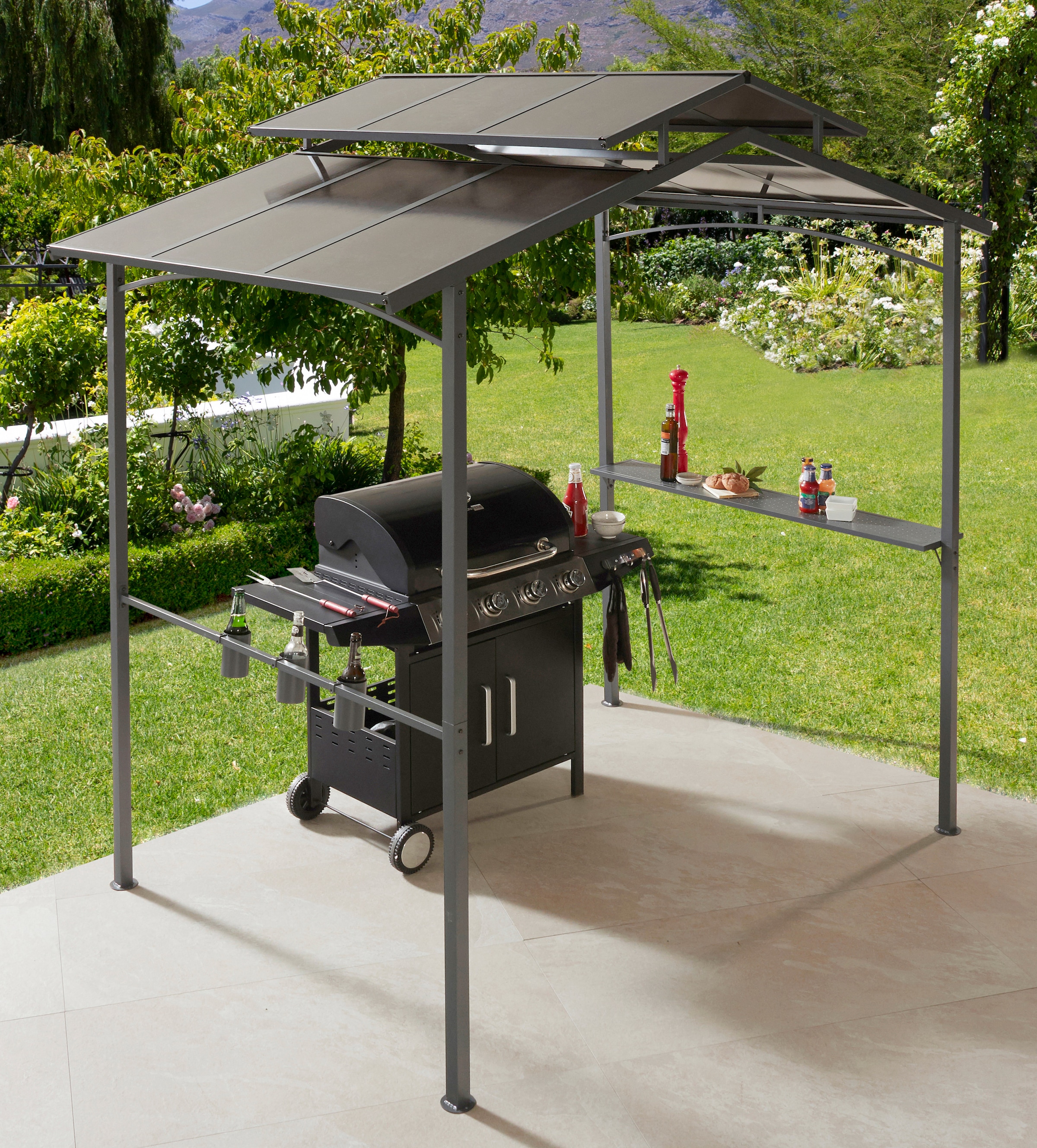 KONIFERA Grillpavillon »Manhatten« BxT: 240x150 cm