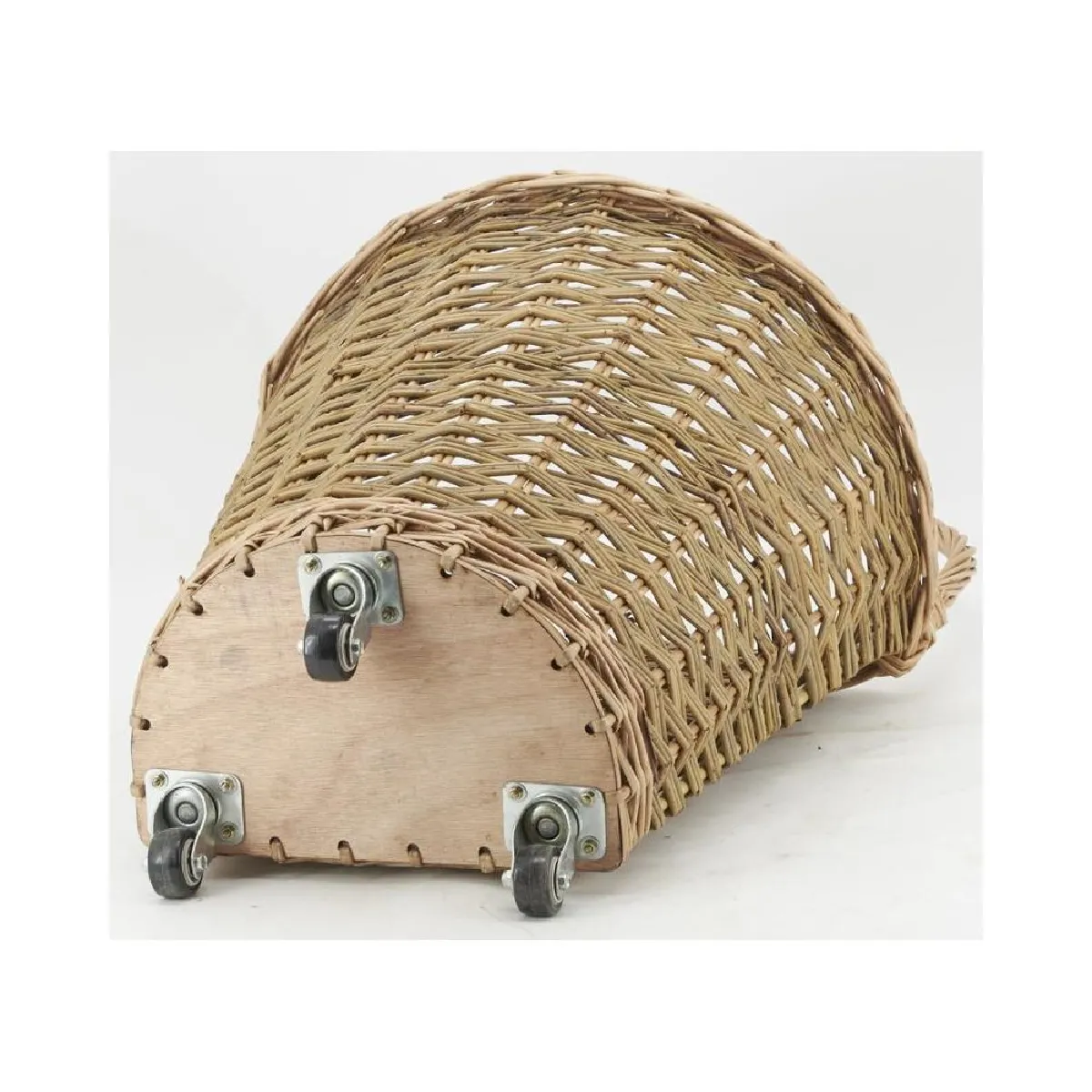 AUBRY GASPARD Chariot à bûches - Osier buff brun